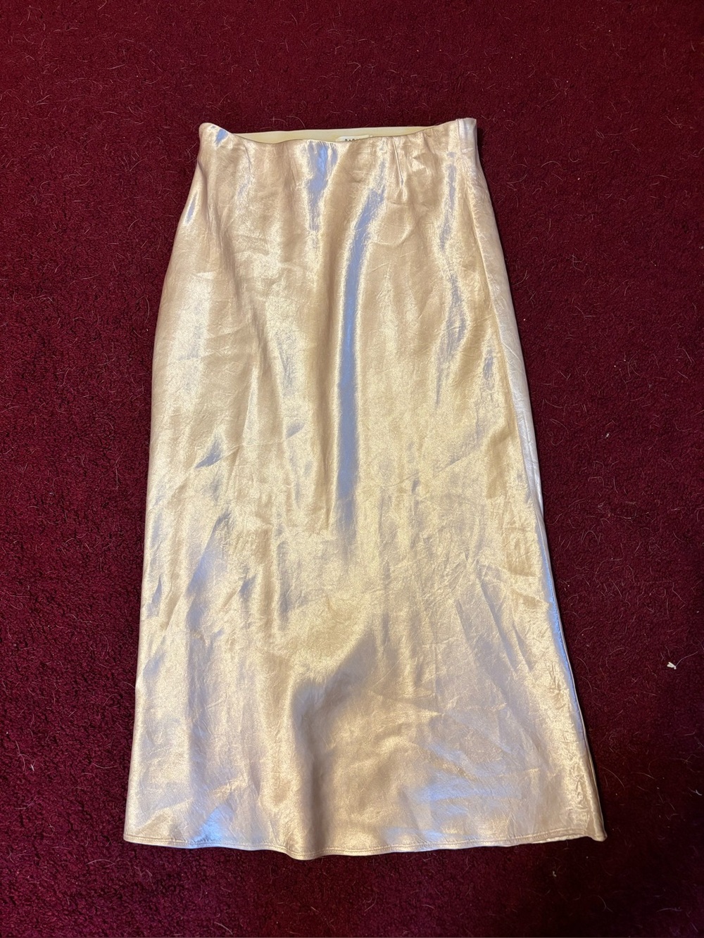 BABATON ARITZIA SZ 2 ACETATE SZ 2 PULL ON MAXI SKIRT GUC